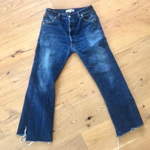 Redone Levi’s the leandra crop flare 26
